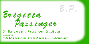brigitta passinger business card
